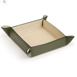 Asprey Forest Green Leather Jewelry Organizer